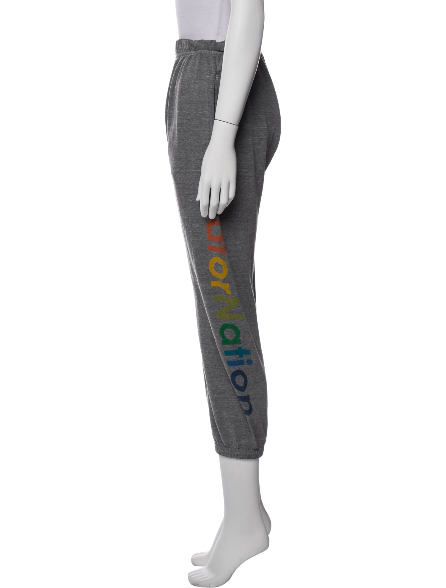 Aviator Nation Graphic Print Embroidered Accent Sweatpants