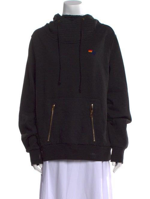 Aviator Nation Mock Neck Long Sleeve Sweatshirt