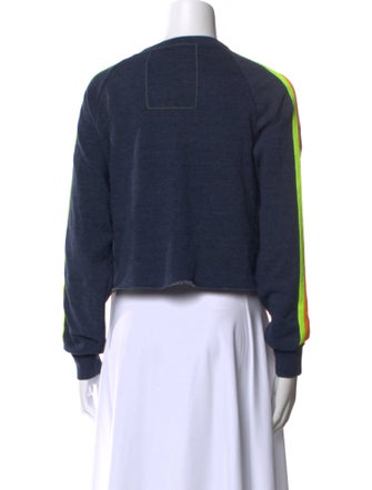 Aviator Nation Graphic Print Bateau Neckline Sweatshirt