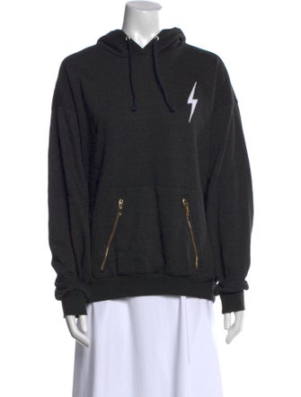 Aviator Nation Graphic Print Crew Neck Sweatshirt