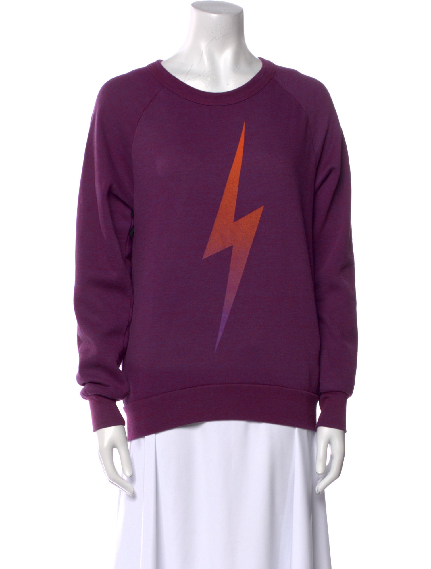 Aviator Nation Graphic Print Crew Neck Sweatshirt