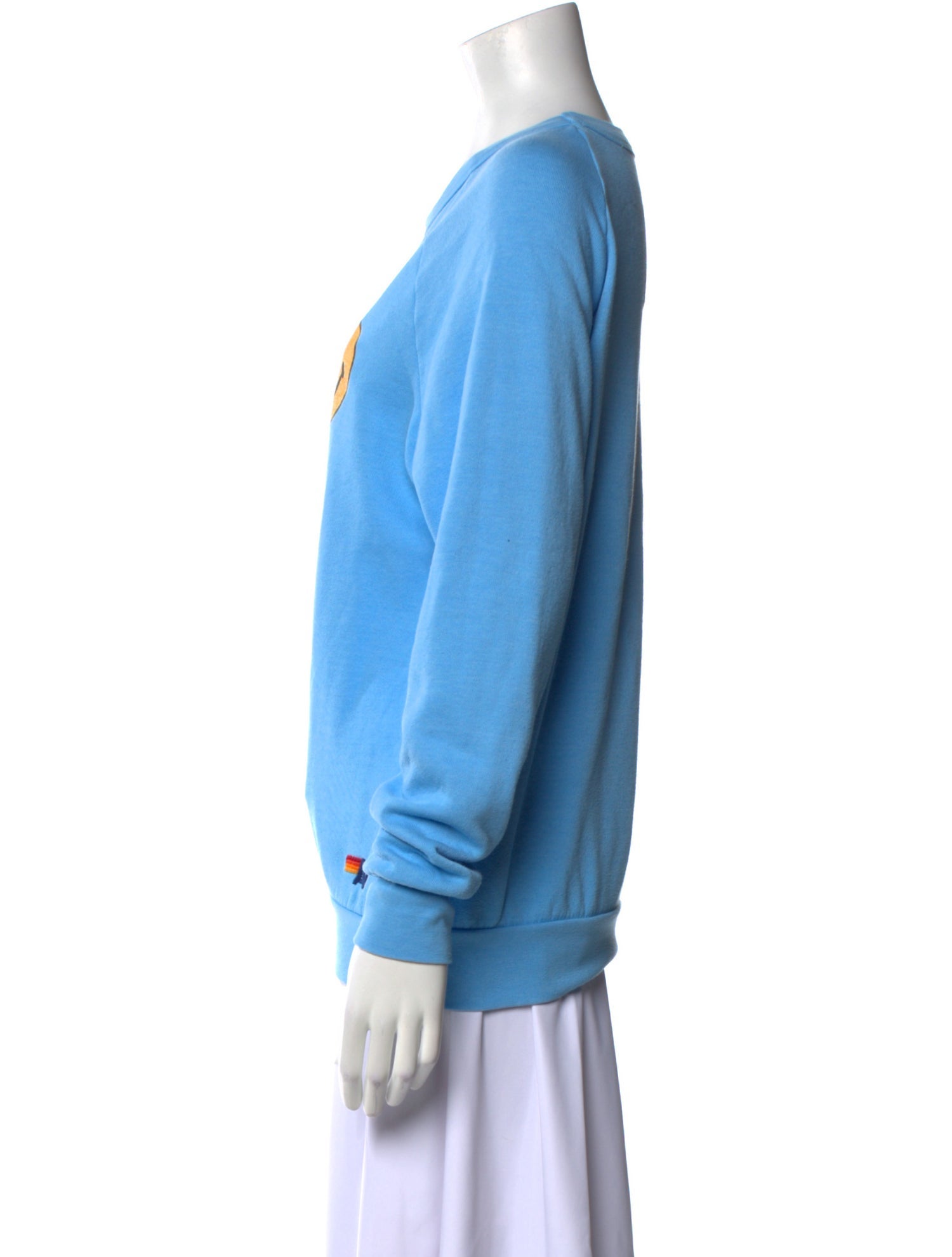 Aviator Nation Graphic Print Crew Neck Sweater