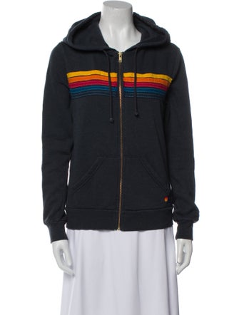 Aviator Nation Striped Bomber Jacket