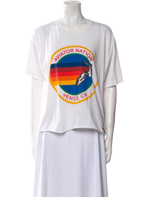 Aviator Nation Graphic Print Crew Neck T-Shirt