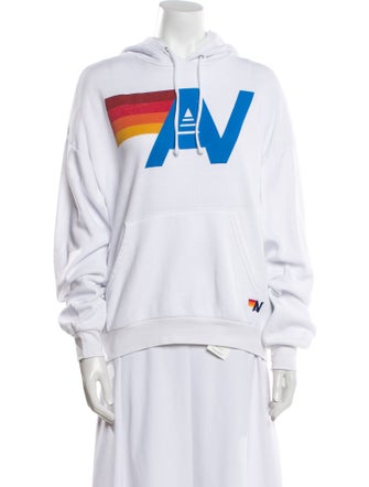 Aviator Nation Graphic Print Crew Neck Sweatshirt