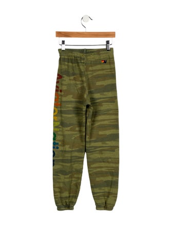 Aviator Nation Girls' Camouflage Sweatpants