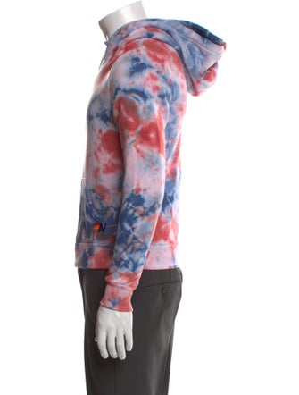 Aviator Nation Tie-Dye Print Crew Neck Hoodie