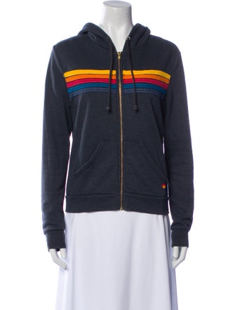 Aviator Nation Striped Bomber Jacket