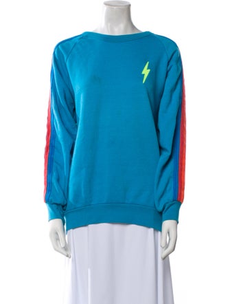 Aviator Nation Bateau Neckline Long Sleeve Sweatshirt