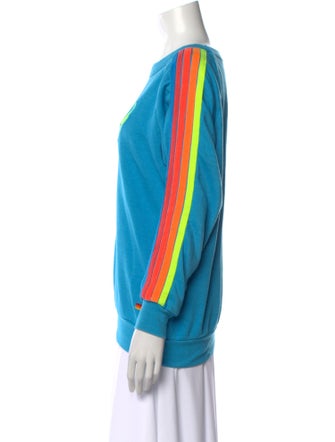 Aviator Nation Bateau Neckline Long Sleeve Sweatshirt