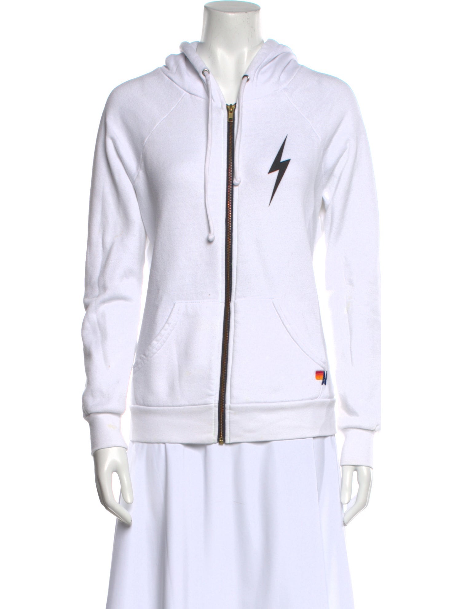 Aviator Nation Mock Neck Long Sleeve Sweatshirt