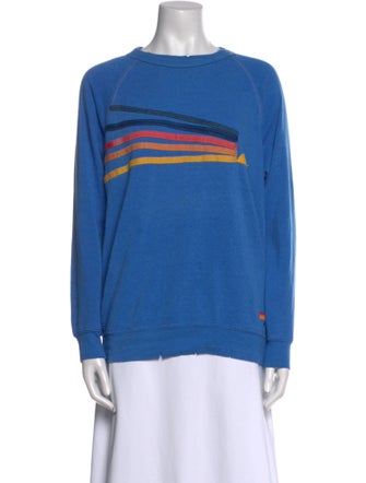 Aviator Nation Graphic Print Crew Neck Sweatshirt