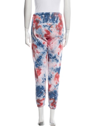Aviator Nation Tie-Dye Print Distressed Accents Sweatpants