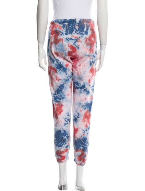 Aviator Nation Tie-Dye Print Distressed Accents Sweatpants