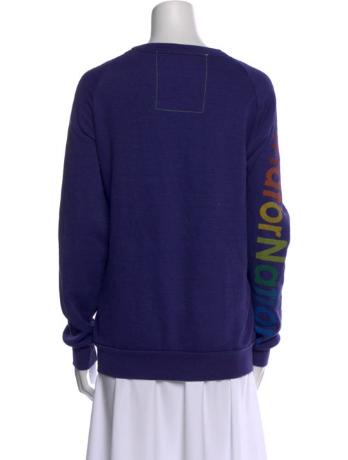 Aviator Nation Graphic Print Crew Neck Sweatshirt