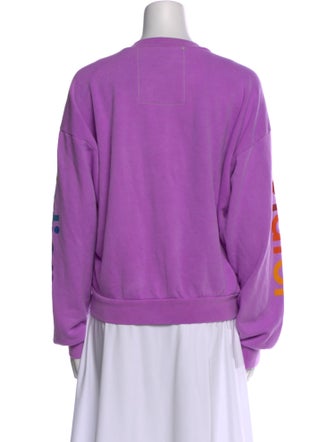 Aviator Nation Graphic Print Crew Neck Sweatshirt