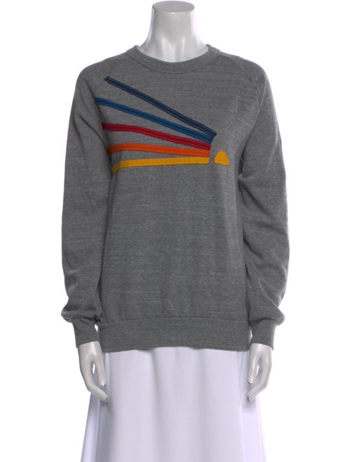 Aviator Nation Graphic Print Crew Neck Sweatshirt