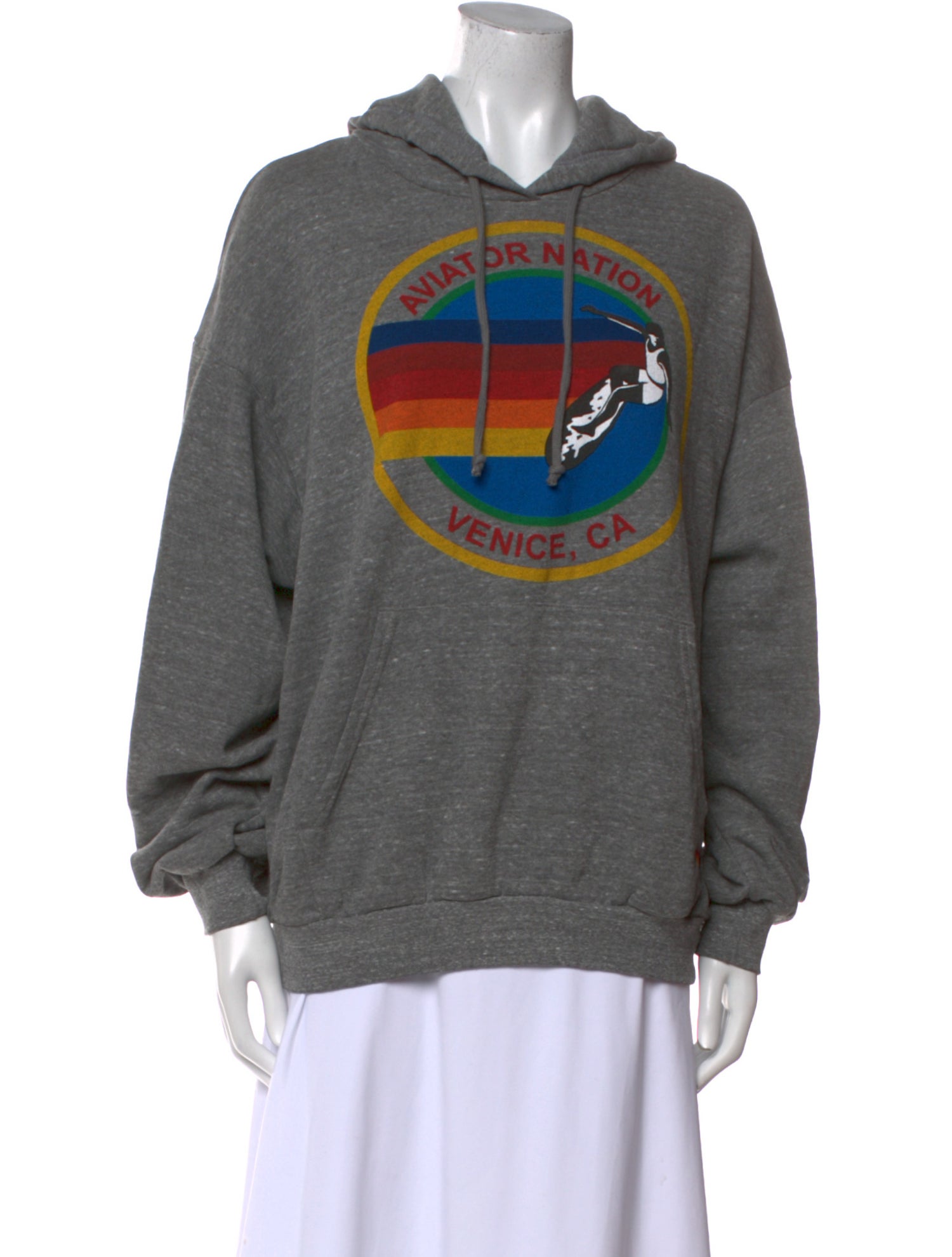 Aviator Nation Graphic Print Crew Neck Sweatshirt