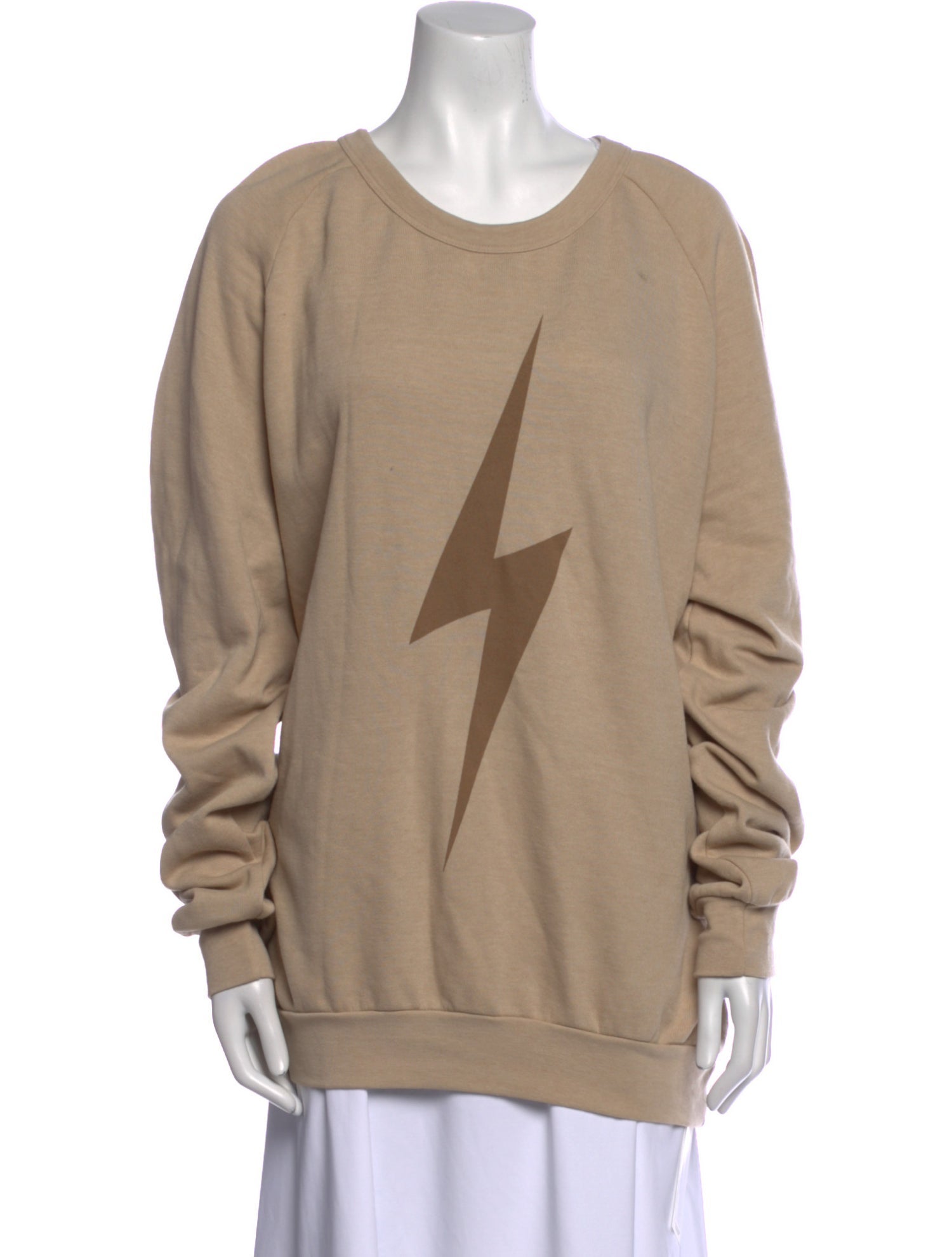 Aviator Nation Graphic Print Scoop Neck Sweater