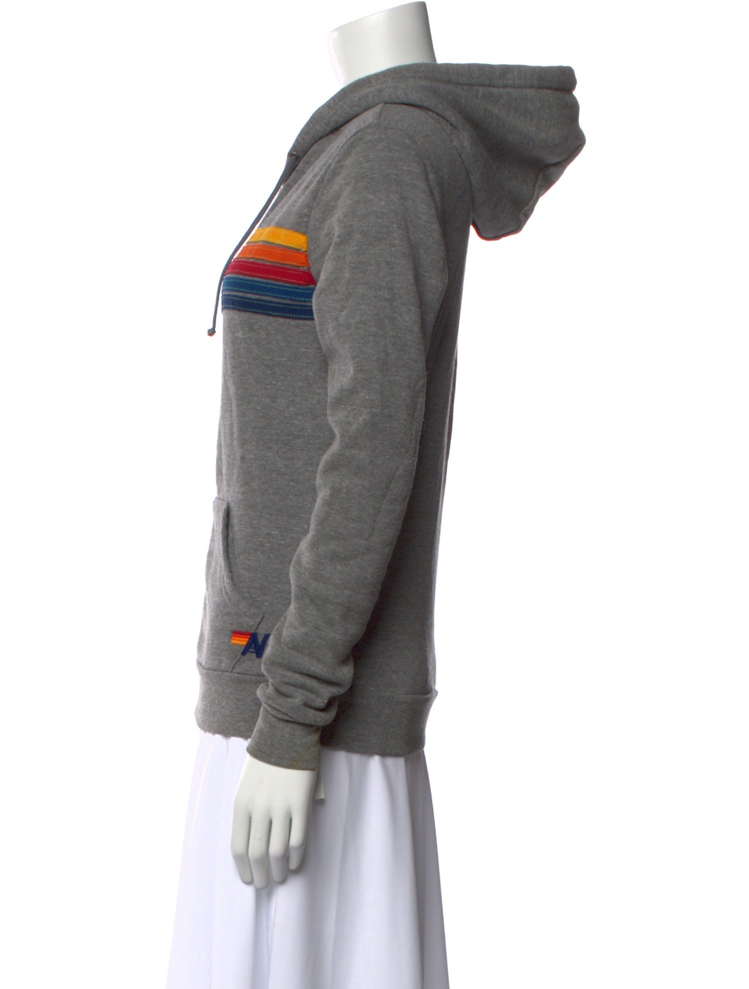 Aviator Nation Striped V-Neck Sweatshirt