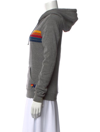 Aviator Nation Striped V-Neck Sweatshirt