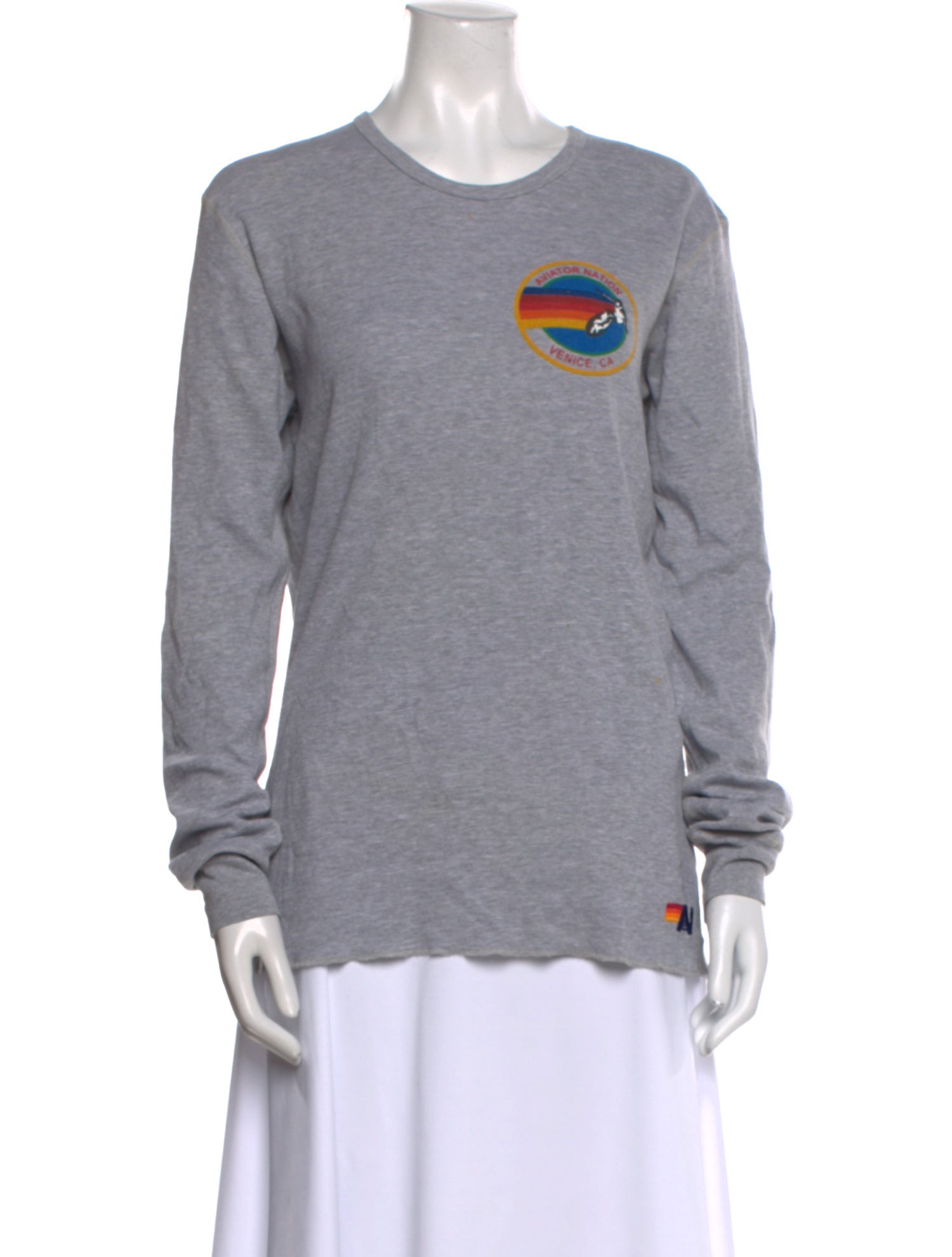 Aviator Nation Graphic Print Crew Neck Sweatshirt