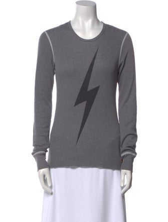 Aviator Nation Crew Neck Long Sleeve Sweatshirt