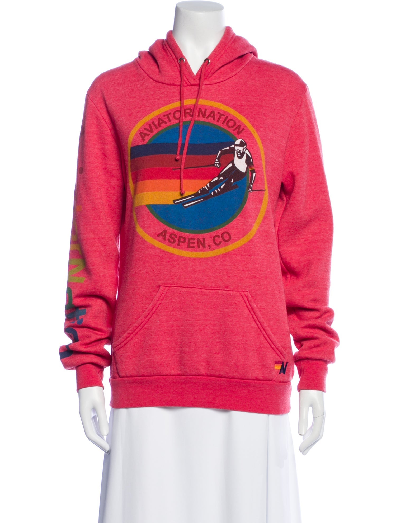 Aviator Nation Graphic Print Crew Neck Sweatshirt