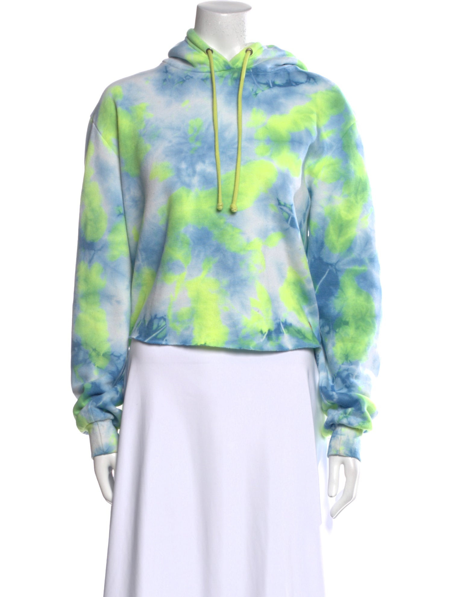 Aviator Nation Tie-Dye Print Mock Neck Sweatshirt