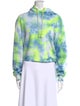 Aviator Nation Tie-Dye Print Mock Neck Sweatshirt