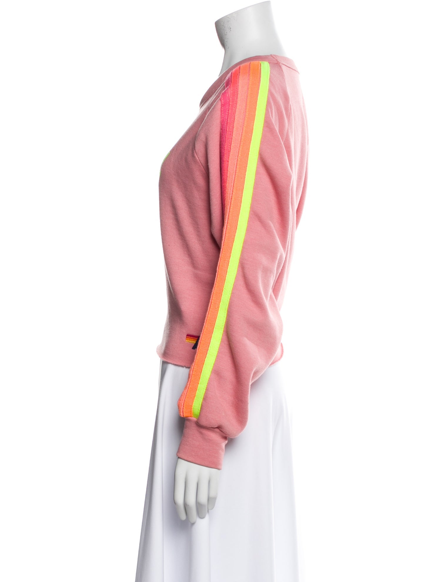 Aviator Nation Scoop Neck Long Sleeve Sweatshirt