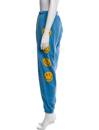 Aviator Nation Graphic Print Embroidered Accent Sweatpants