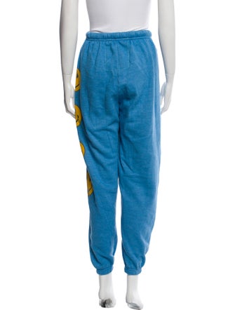 Aviator Nation Graphic Print Embroidered Accent Sweatpants