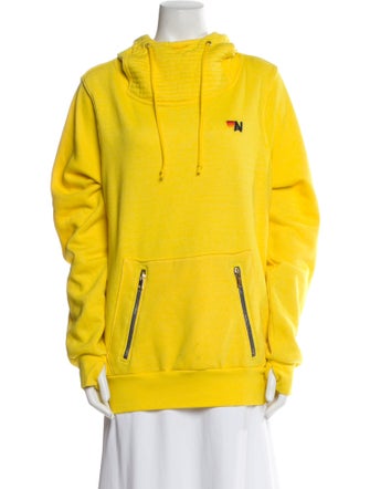 Aviator Nation Mock Neck Long Sleeve Sweatshirt