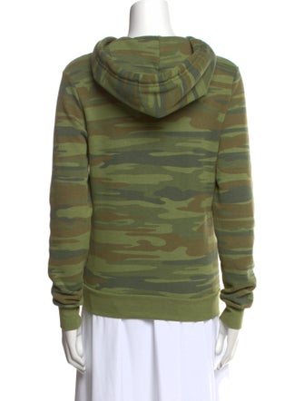 Aviator Nation Striped Crew Neck Sweatshirt