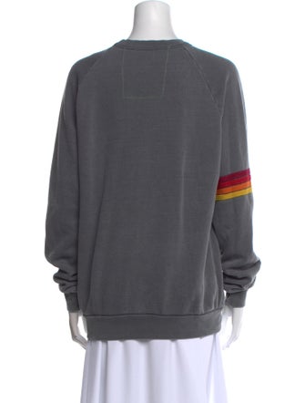 Aviator Nation Graphic Print Crew Neck Sweatshirt