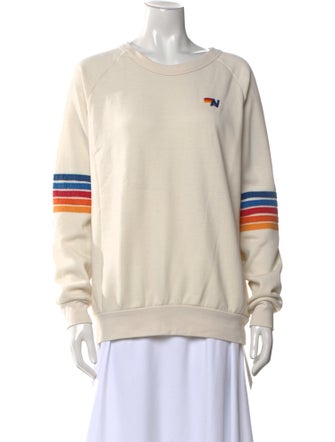 Aviator Nation Graphic Print Crew Neck Sweatshirt