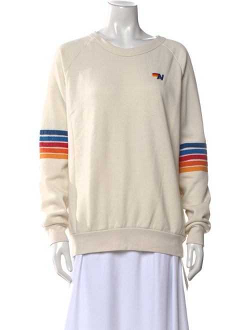 Aviator Nation Graphic Print Crew Neck Sweatshirt