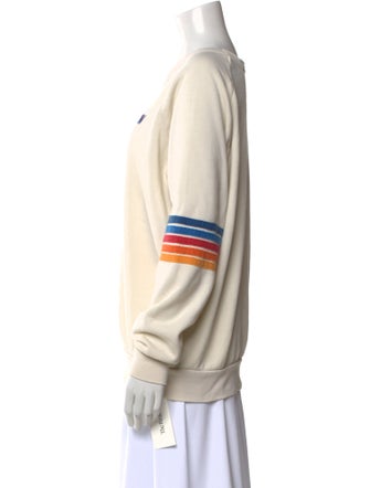 Aviator Nation Graphic Print Crew Neck Sweatshirt