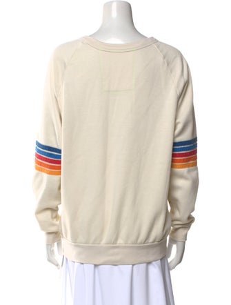 Aviator Nation Graphic Print Crew Neck Sweatshirt