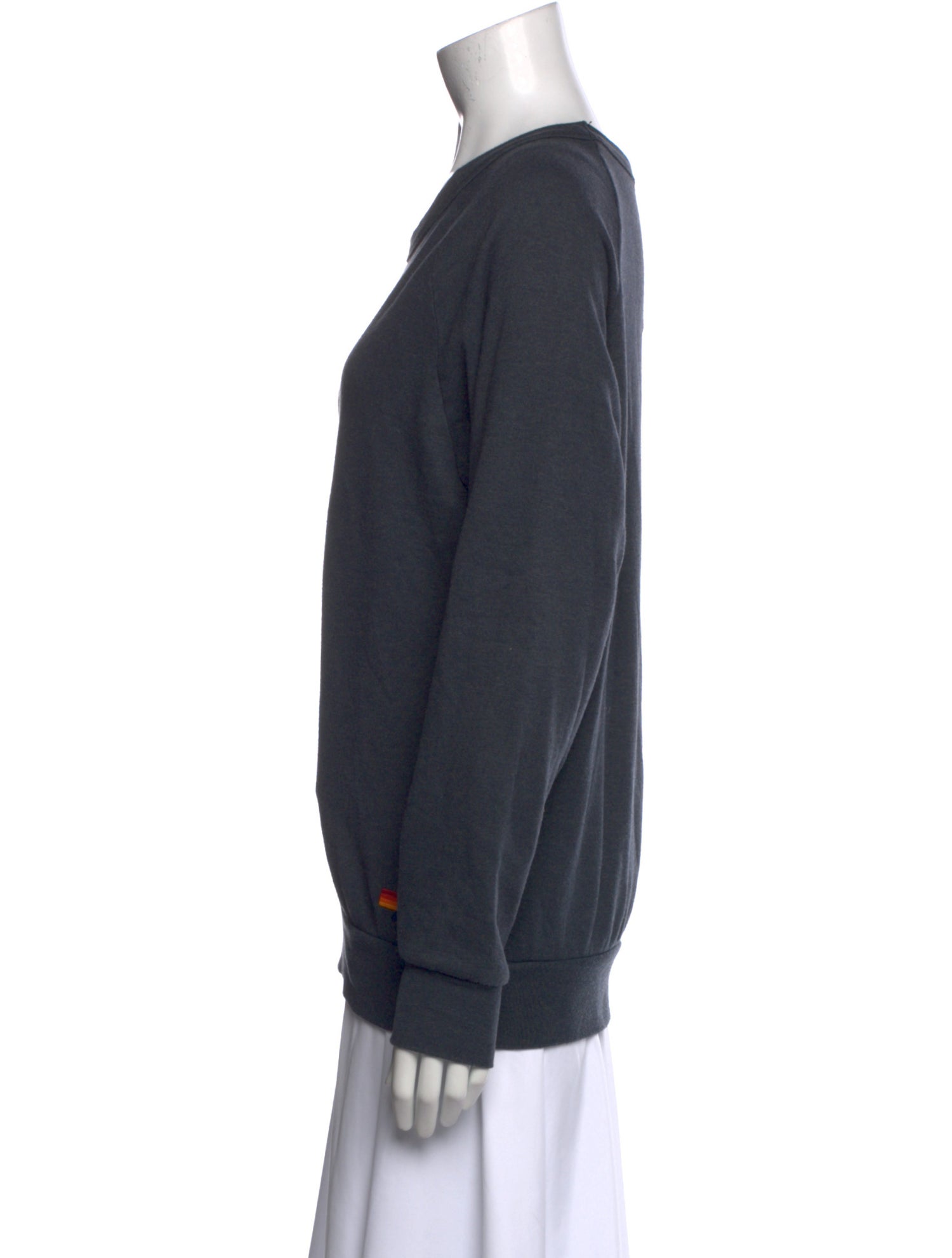 Aviator Nation Graphic Print Scoop Neck Sweatshirt