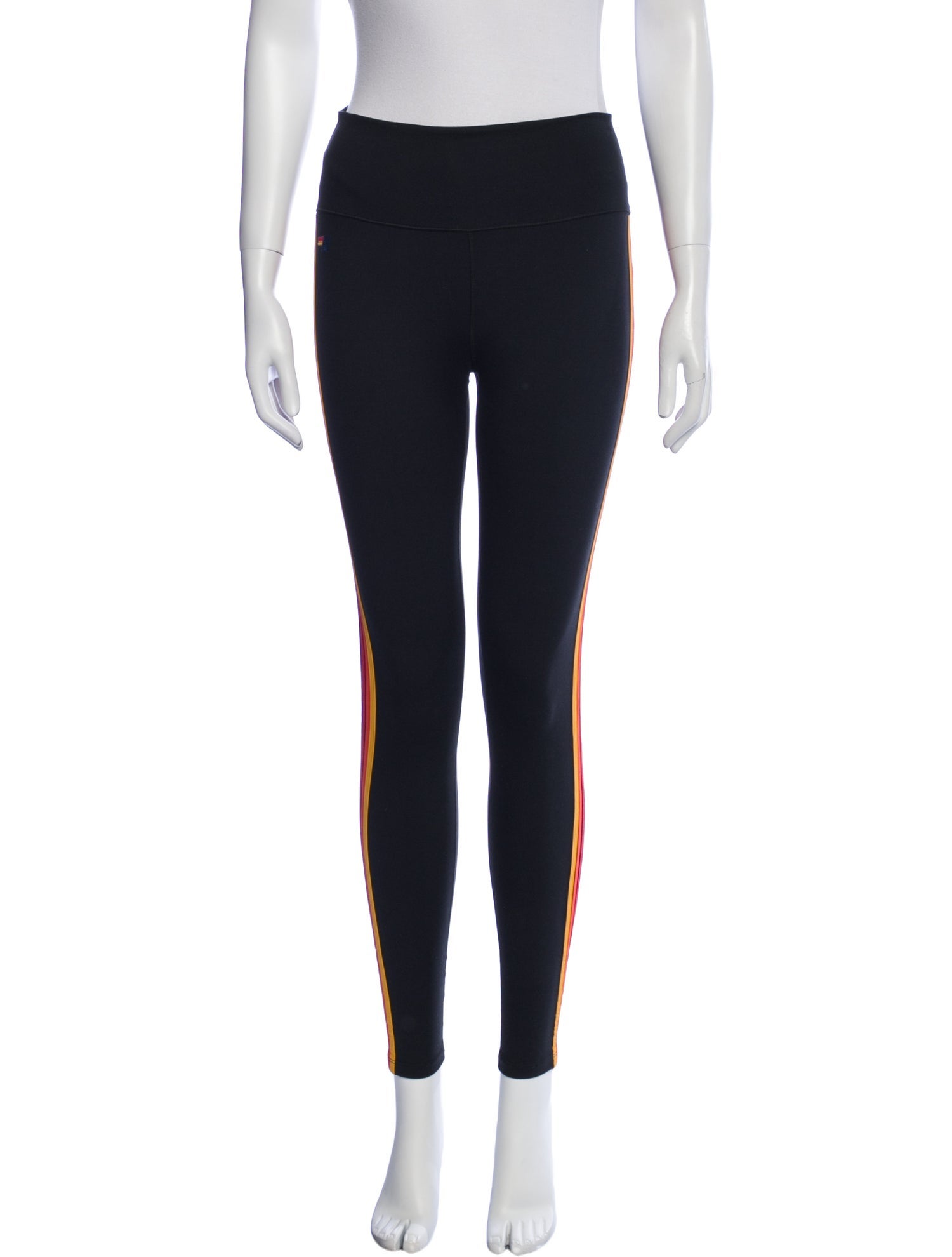 Aviator Nation Colorblock Pattern Skinny Leg Pants