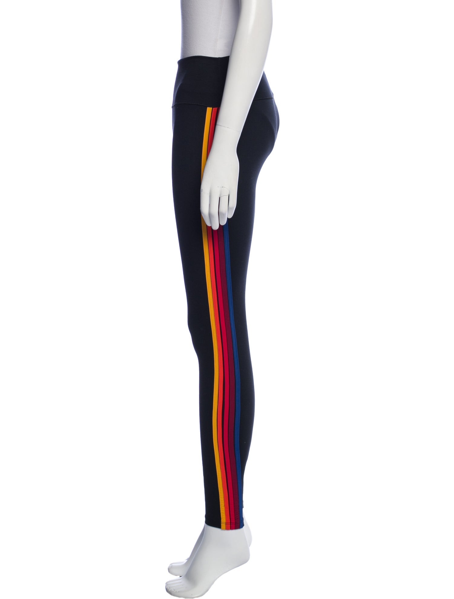 Aviator Nation Colorblock Pattern Skinny Leg Pants