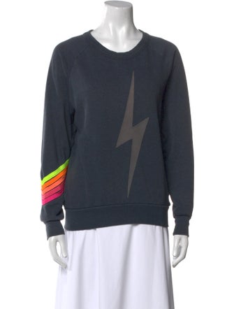 Aviator Nation Graphic Print Crew Neck Sweatshirt