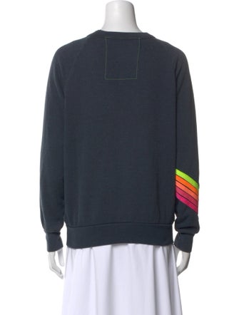 Aviator Nation Graphic Print Crew Neck Sweatshirt