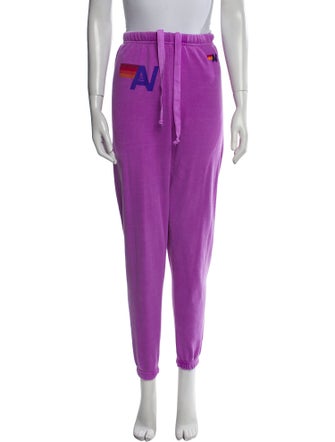 Aviator Nation Embroidered Accent Sweatpants