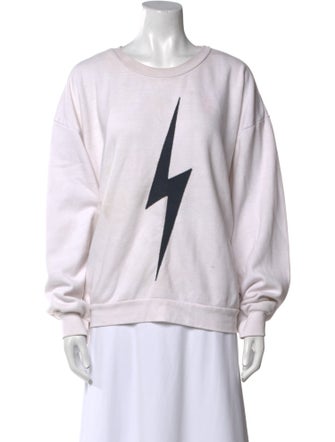 Aviator Nation Scoop Neck Long Sleeve Sweatshirt