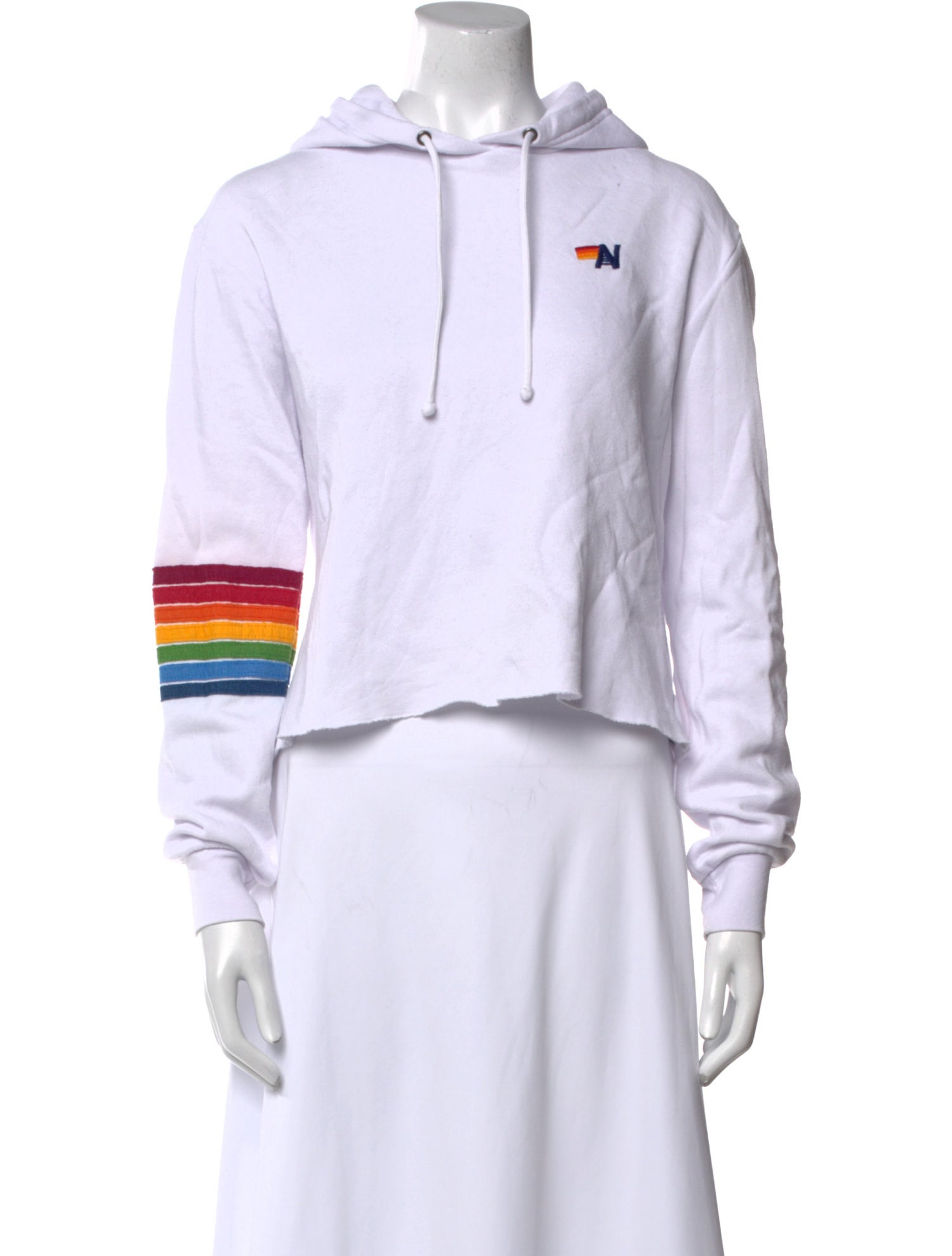 Aviator Nation Graphic Print Mock Neck Sweatshirt