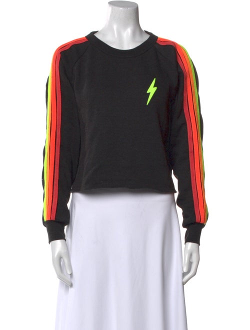 Aviator Nation Graphic Print Crew Neck Sweatshirt