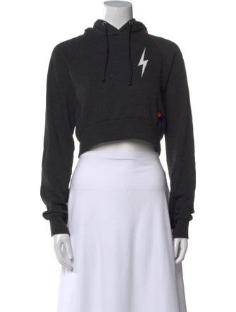 Aviator Nation Mock Neck Long Sleeve Sweatshirt